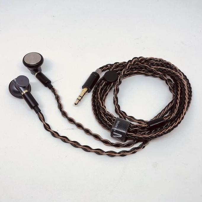 Flagship Earbud Hifi Metal Earphone Mmcx Detachable Transparent Natura New Stok