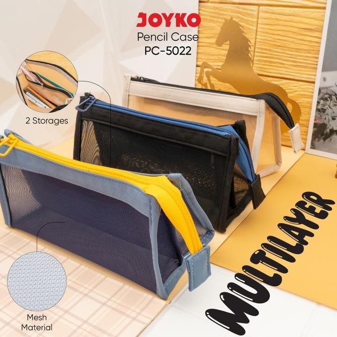 

TERMURAH Kotak Tempat Pensil Pencil Case Joyko PC-5022 Multilayer Siap kirim
