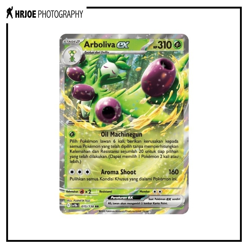 Pokemon TCG Indonesia Kehadiran Juara sv10s - Arboliva ex RR 015/138