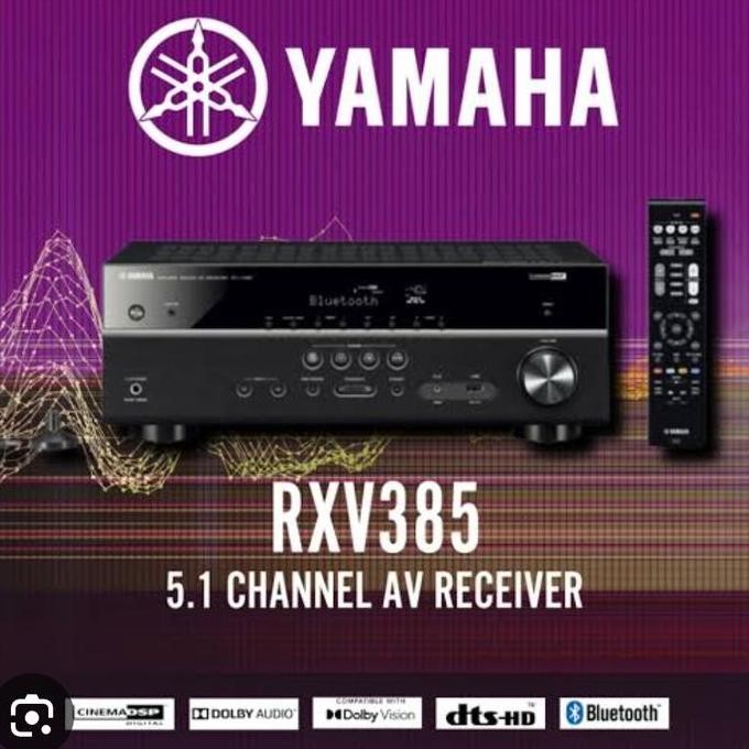 Yamaha Av Receiver Rxv385,Rxv-385 New Stok