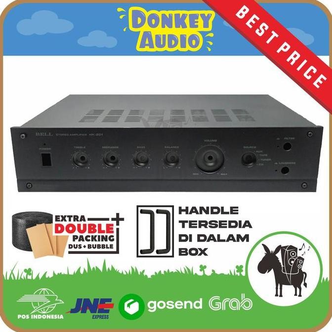 Box Hk-201 Hk201 Hk 201 Power Tone Amplifier Bell New Stok