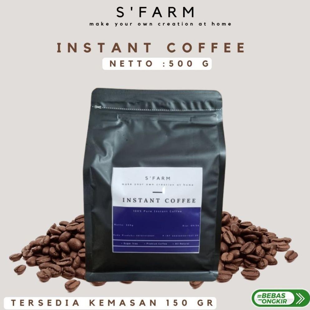 

NEW!!! Instant Coffee Kemasan 500 gr - Bubuk Kopi Instan Tanpa Ampas