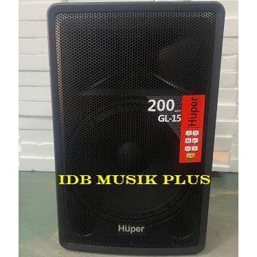 Speaker Portable Wireless 15 Inch Huper Gl15 Gl 15 Original Huper New Stok