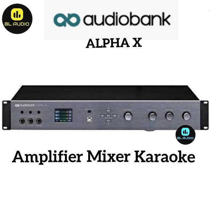 Audiobank Alpha X Alphax Amplifier Mixer Karaoke New Stok