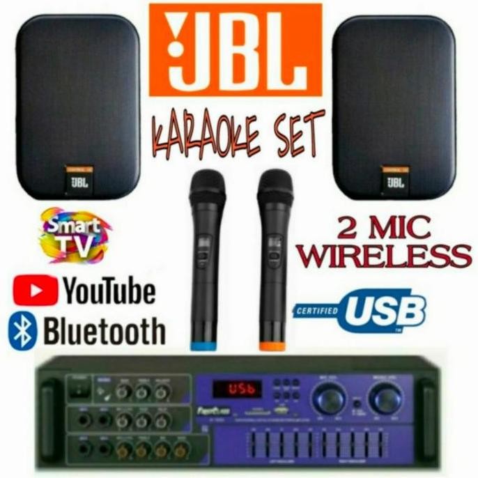 Mini Sound Karaoke Speaker Jbl Control 1X Ampli Bluetooth Mic Wireles New Stok