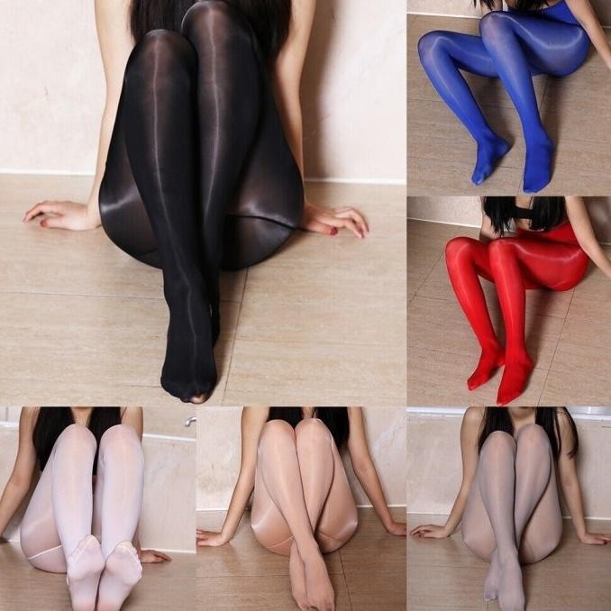 PH-54 PANTYHOSE SILKY STOCKING GLOSSY OIL KILAP SHINY ELASTIS