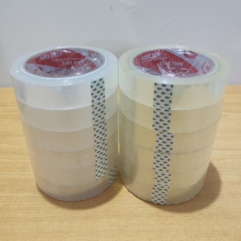 

[original] ready cod lakban bening 90 yard full 24mm lakban tape selotip solasi isolasi solatip [terlaris] [terbaik]