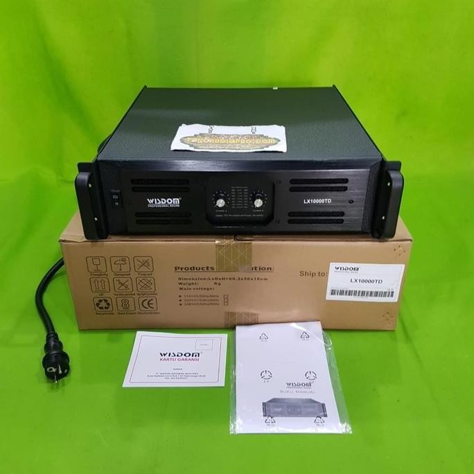 Wisdom Lx-10000Td Professional Power Amplifier Wisdom Lx10000Td New Stok