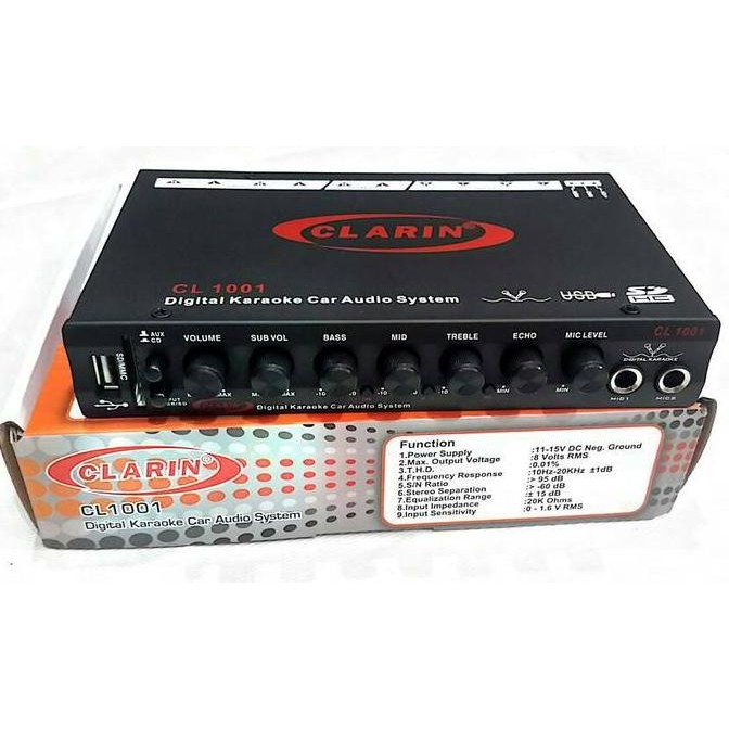 Parametrik Equalizer Clarin Sd Usb Karaoke Parametrik Equaliser Clarin New Stok