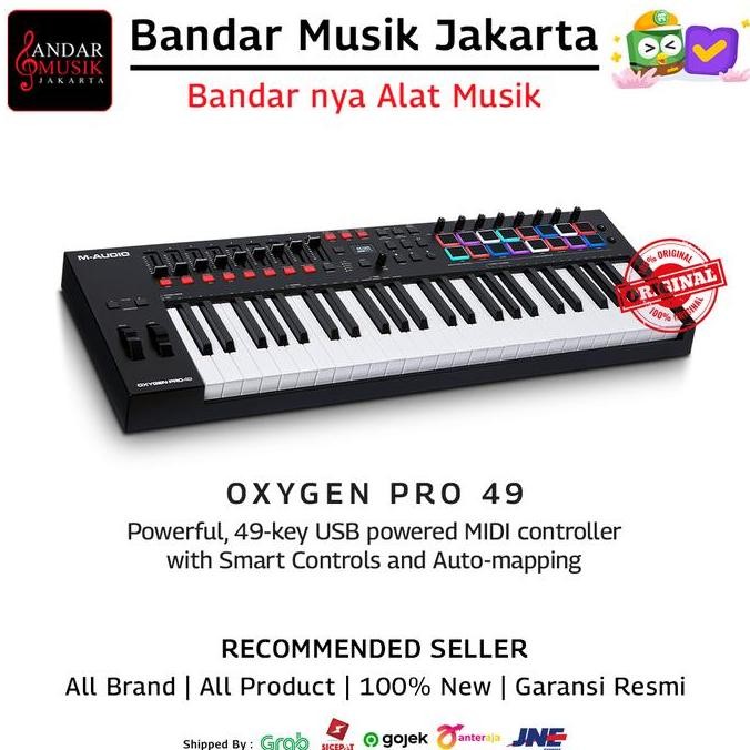 M-Audio Oxygen Pro 49 Kayboard Ctrlr ,Bmj New Stok