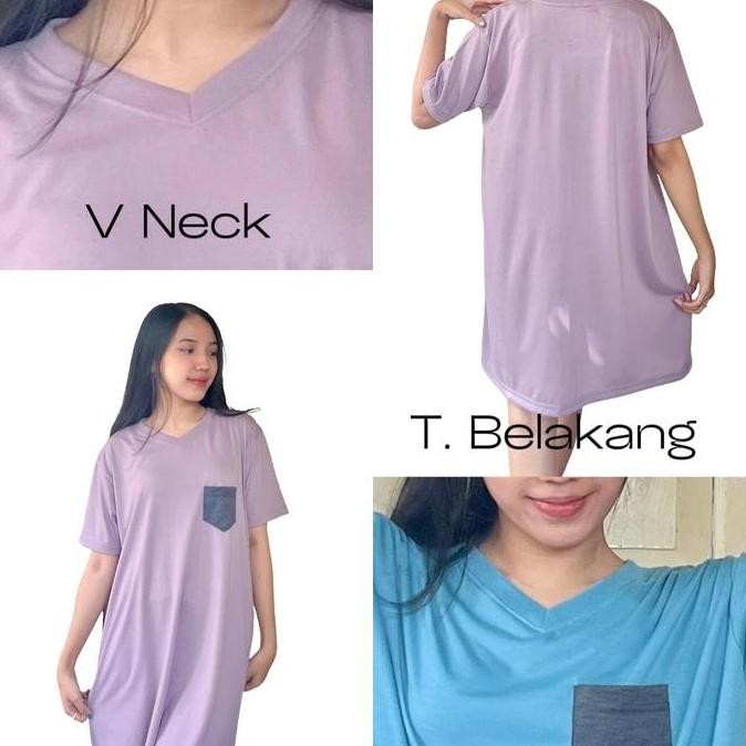 MINI DRESS HOMEDRESS DASTER BAJU TIDUR WANITA IBU-IBU REMAJA BAHAN KAOS POLOS KEKINIAN NYAMAN ADEM U