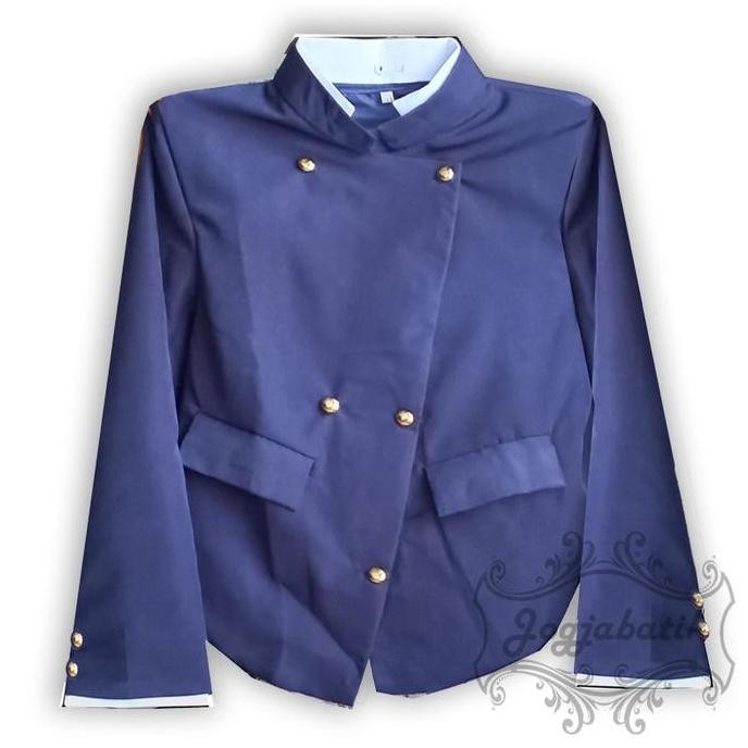 BESKAP SOLO BIRU NAVY BESKAP JAWA BESKAP JAS TRADISIONAL JAWA SOLO
