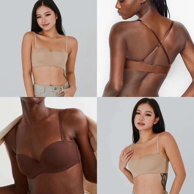 Wacoal Second Skin Seamless Strapless Bra Kemben Bh Bandeau Beha Sale LM