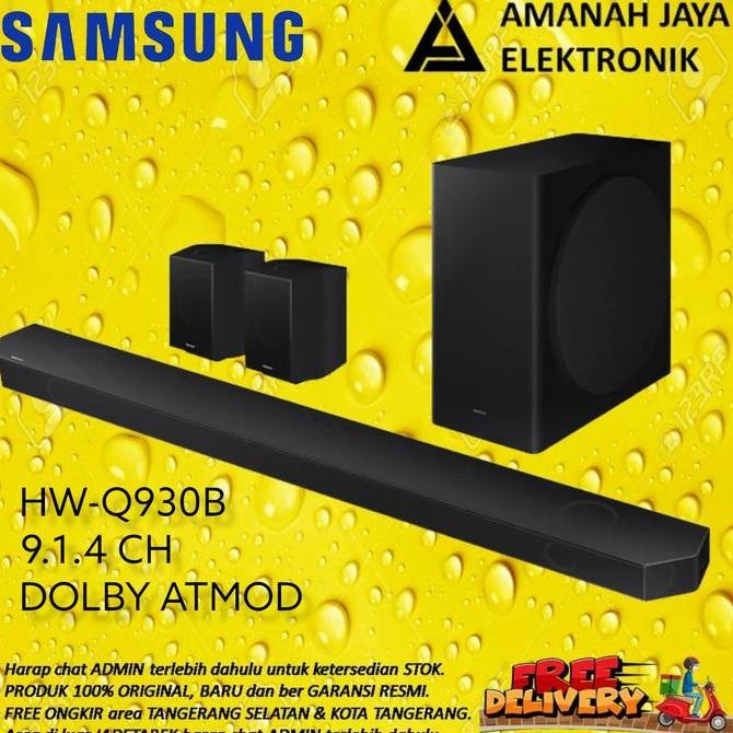 Samsung Soundbar Hw-Q930B 9.1.4 Ch Dolby Atmos | Samsung Hwq930B 2022 New Stok
