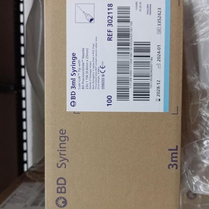 BD syiringe 1cc 3cc 5cc 10cc Spuit Harga/Box