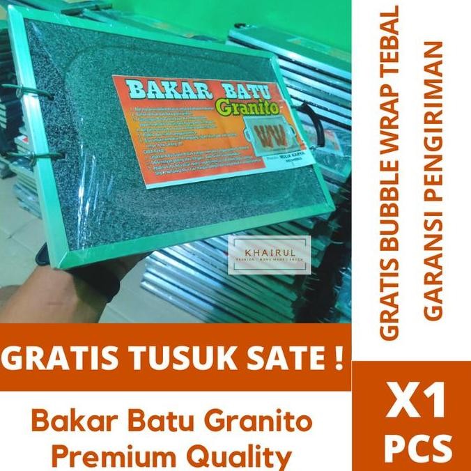 Alat Panggangan Pemanggang Batu Bakar Granito Bakar Batu Granito Asli Daging Arang Kitchenware Sate