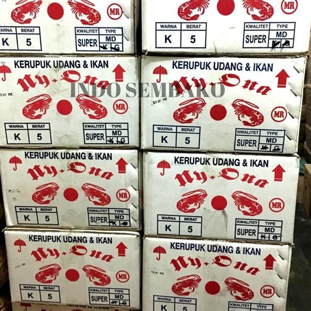 

PJ Kerupuk Udang Ny. Ona dus Tipe mede ( bulan sabit ) / Kerupuk Udang Nyonya Ona Dus 5kg