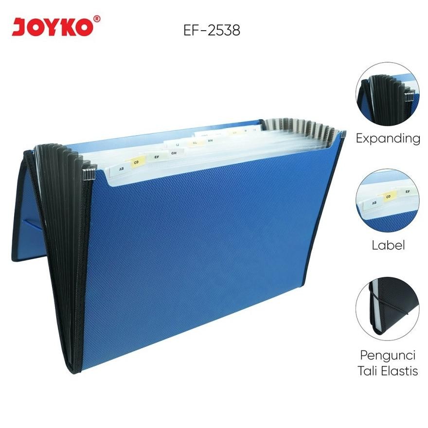 

Joyko Expanding File Folio F4 13 Pockets / Box Map Harmonika EF-2538