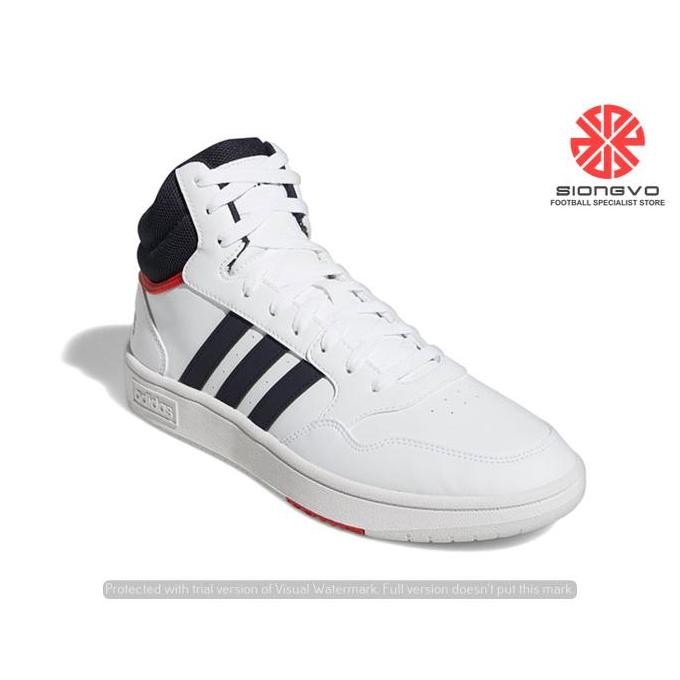 TERLARIS - SEPATU BASKET / CASUAL - ADIDAS HOOPS 3.0 MID ORIGINAL GY5543