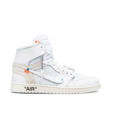 TERBARU - Nike Air Jordan 1 Retro High Off-White White - 100% Original Guaranteed