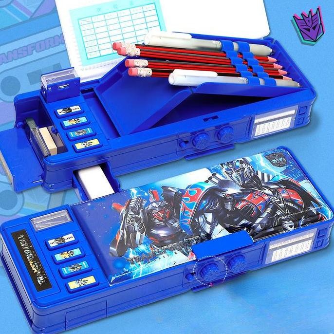 

PENSIL KOTAK TRANSFORMER MULTIFUNGSI DENGAN KUNCI SANDI TEKNOLOGI TINGGI UNTUK ANAK TAMAN KANAK-KANAK
