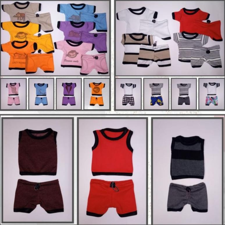 (Terbaru) (PROMO) Baju motif random untuk baby monyet (size XS) (Terlaris)