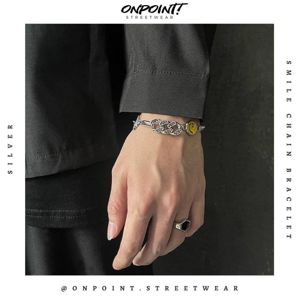 Sale Smile Saturn Bracelet - Gelang Pria Rantai Gelang Pria Aksesoris Fashion Gelang Tangan Wanita U