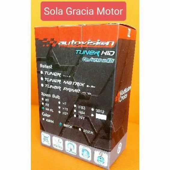 . Lampu HID Autovision H4 / H11 / HB3 / HB4