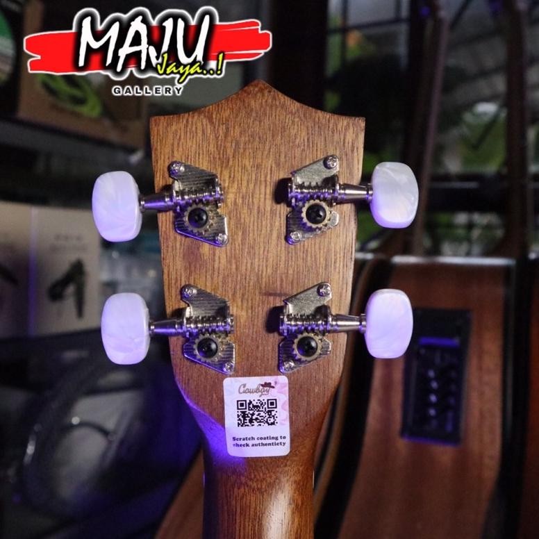 gitar akustik ukulele 4 senar cowboy 23 inch original