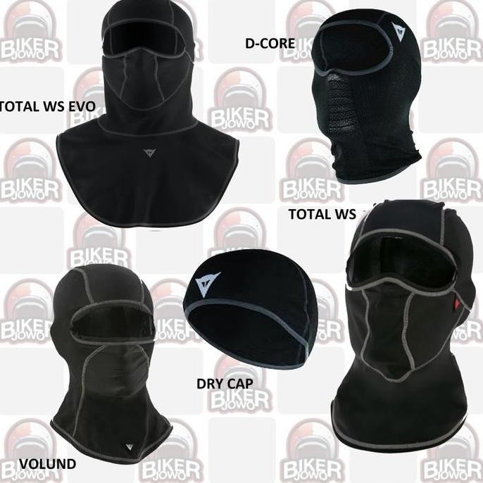 Balaclava Dainese D-Core Masker Ninja Helm Cap Neck Tube Multi Cup MURAH