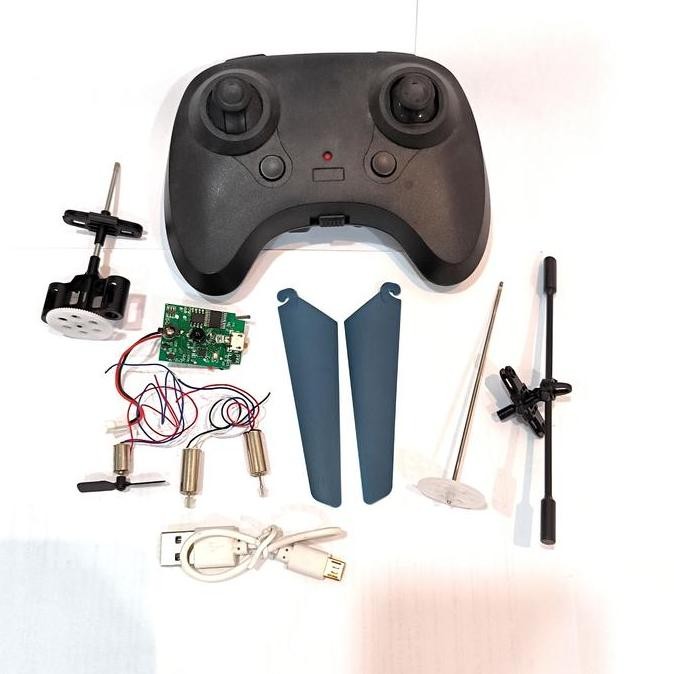 [dnmstore] berbagai part rc helikopter CX068 CZ02 remote gir biard dinamo USB dll