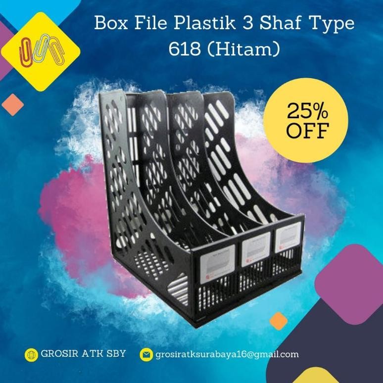 

Box File Plastik 3 Shaf Type 618
