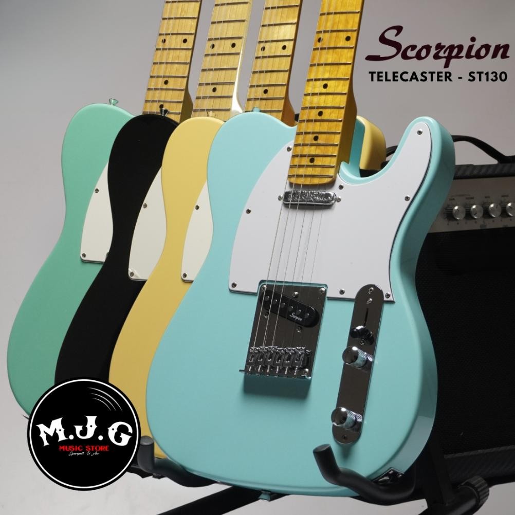 gitar elektrik scorpion telecaster ST130 series branded berkualitas
