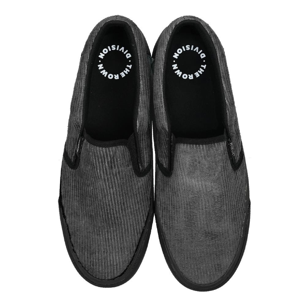 TERMURAH Rown Division Official Slip On Shoes - Rowndvsn Sepatu Ellden Grey Black Siap kirim