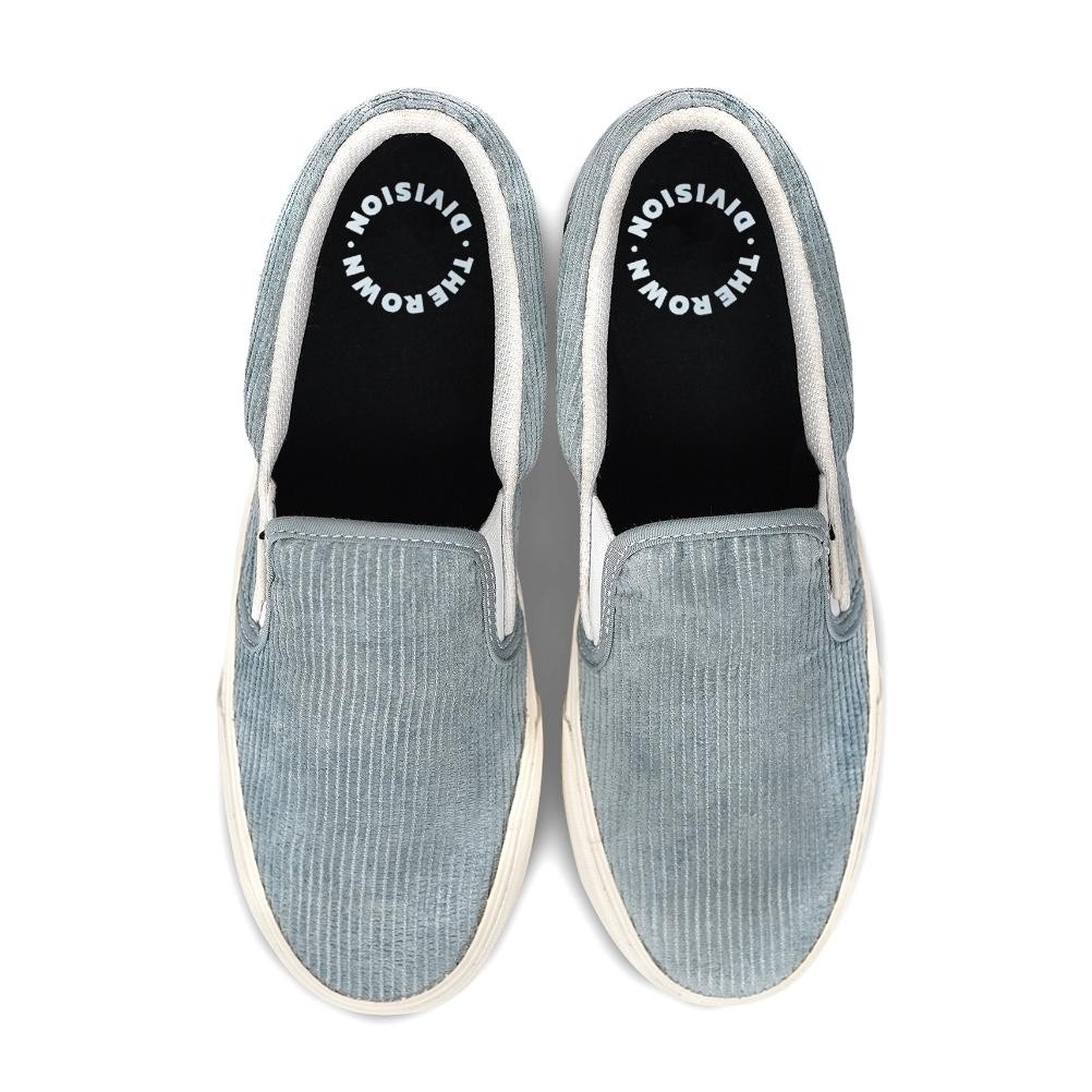 READY STOK Rown Division Official Slip On Shoes - Rowndvsn Sepatu Ellden Blue Siap kirim