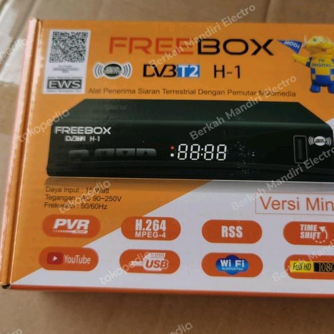 SET TOP BOX TV DIGITAL FREE BOX H-1 MINI SIZE