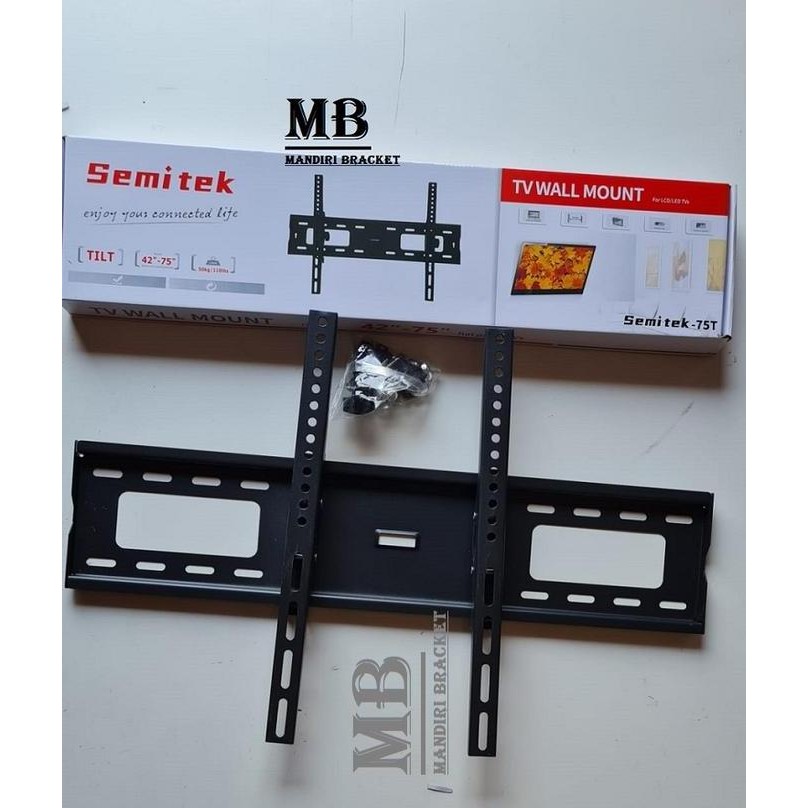 LOOKTECH - 75T / 75 T WALL BRACKET TV LCD / LED 42 INCH - 75 INCH TILT