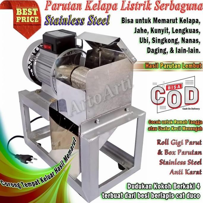 (Expert) Parutan Kelapa Mesin Parut Kelapa Parutan Kelapa Listrik Parut Kelapa