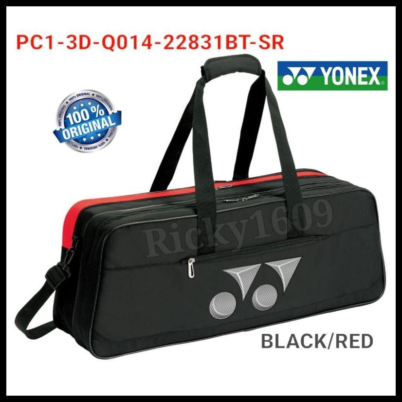 TAS BADMINTON YONEX 3D PC1-3D-Q014-22831BT-SR - TAS YONEX 3D 22831BT-SR - ORIGINAL YONEX