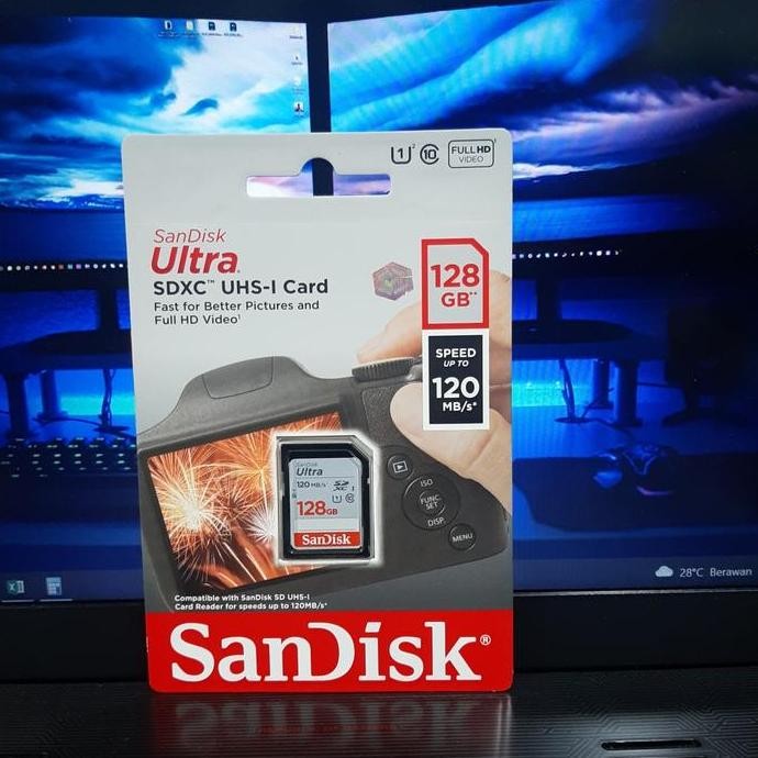 Sd Card 128Gb Sandisk Original New Stok
