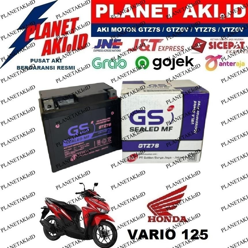 Aki Motor Honda Vario 125 GTZ7S Accu Kering MF