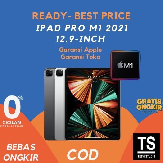 (Expert) iPad Pro 2021 M1 12.9" Wifi Cell 2TB 1TB 512GB 256GB 128GB Resmi iBox