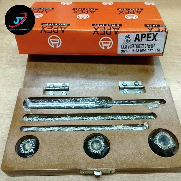 

Setting Klep Motor Mobil | 18 22 23 24 27 mm | Valve & Seat Cutter Set murah