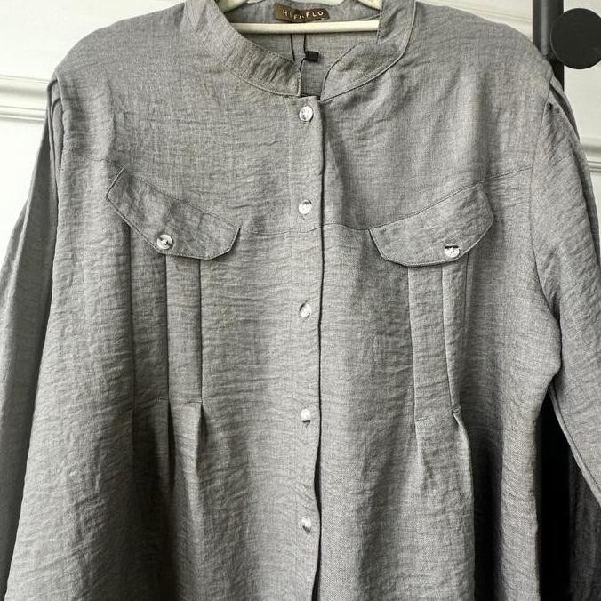 (Expert) HIFAFLO Qiyya Blouse Baju Polos Cantik