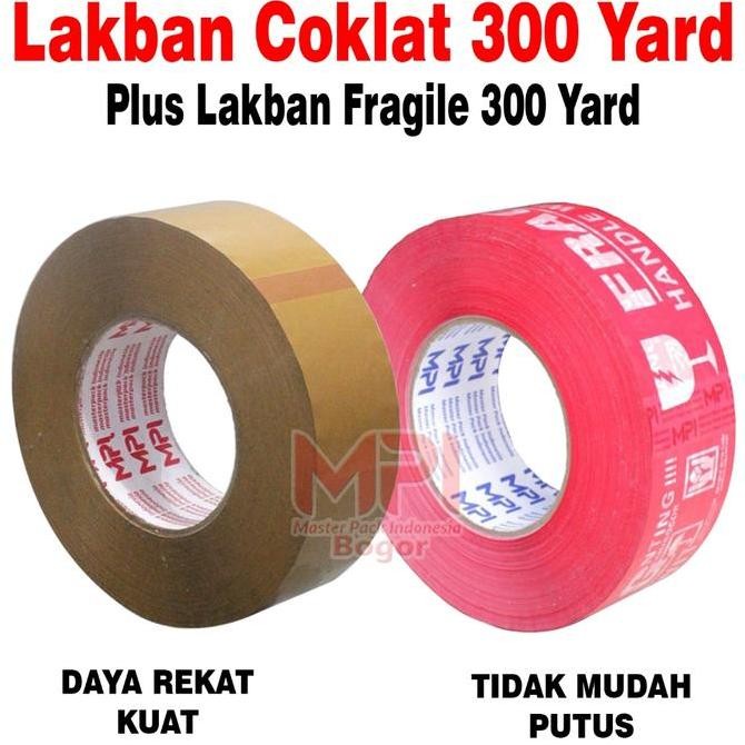 

Termurah Lakban Coklat Jumbo Mpi 300 Yard + Lakban Fragile 300 Yard - Lakban Untuk Packing - Master Pack Indonesia Bogor