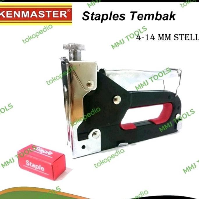 

Staple Gun KENMASTER 4-14mm - Staples Tembak KENMASTER - Staples Gun murah