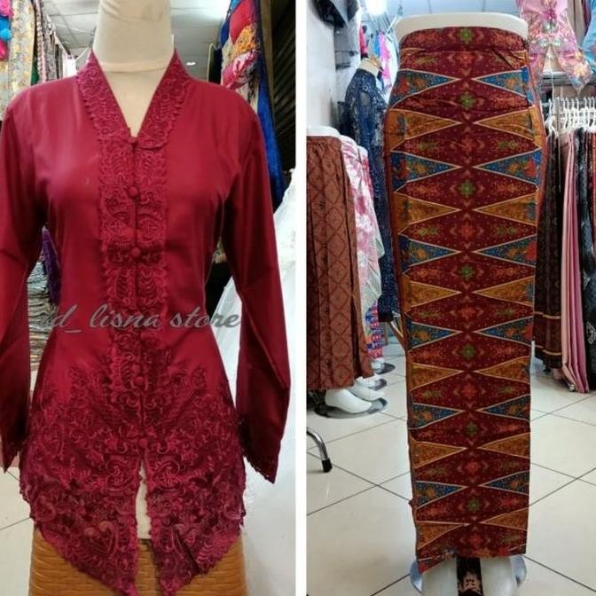 Tersedia NEW//KEBAYA ENCIM SENADA~KEBAYA ENCIM JUMBO~KEBAYA SERAGAM KERJA SET