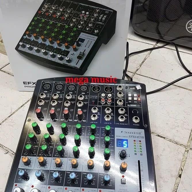 PROMO PAKET SOUND SYSTEM GK AUDIO 15' MIXER SOUNDCRAFT8CH MIC DBK DLL
