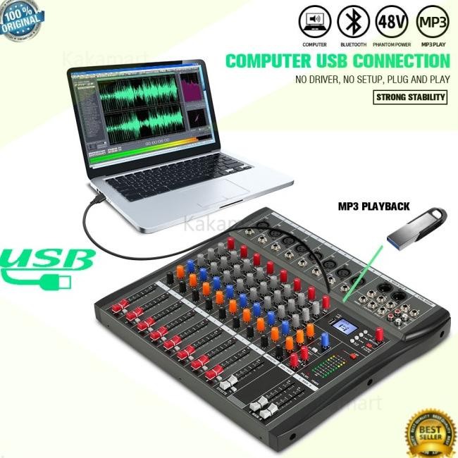 AUDIO MIXER CT60S/CT80S/CT120S SBLUETOOTH,USB,RECORD,SOUND CARDREVERB