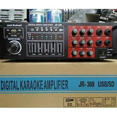 AMPLI BLUETOOTH AUDIO FC A369 POWER MIXER AMPLIFIER KARAOKE JR 369